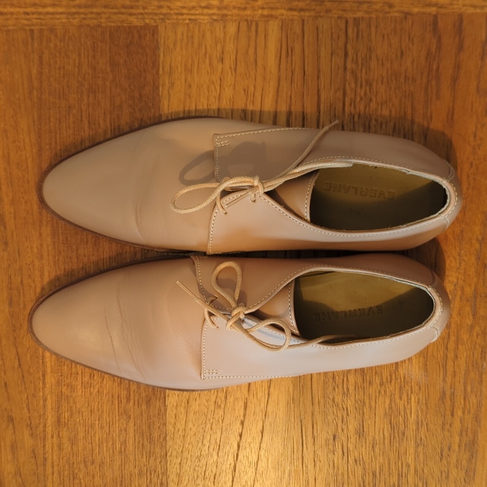 Everlane Blush Oxford Shoes
